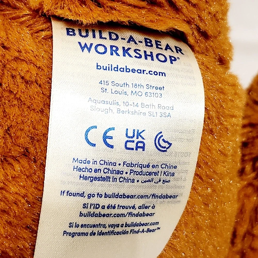 Build A Bear PJ Masks 16in Brown Teddy Bear 2021 BABW Plush Sound Not Working